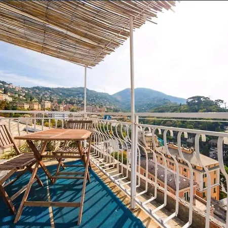 Apartamento Attico Spettacolare Vista Mare Camogli