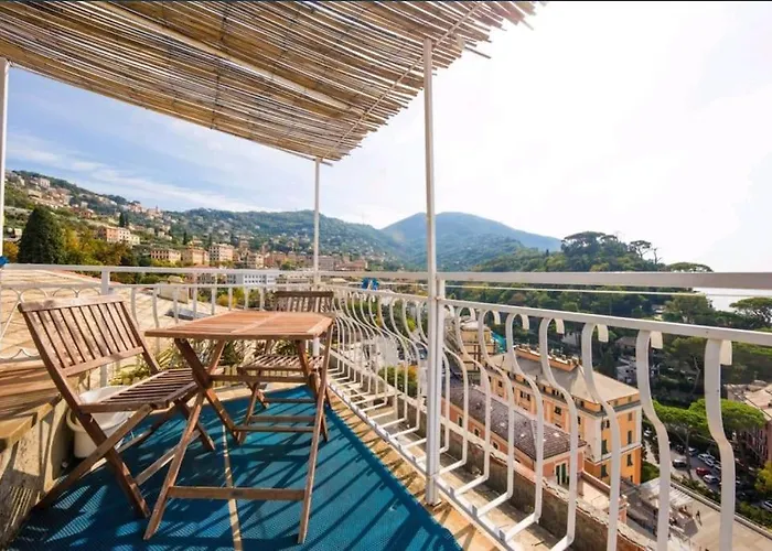 Lägenhet Attico Spettacolare Vista Mare Camogli